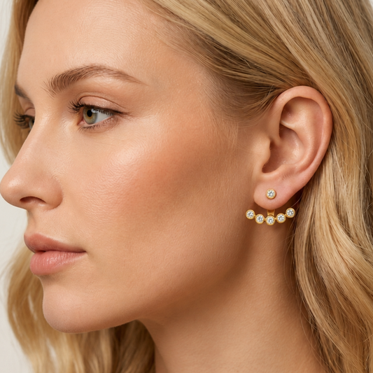 Celeste Ear Jacket Earring -Zariva