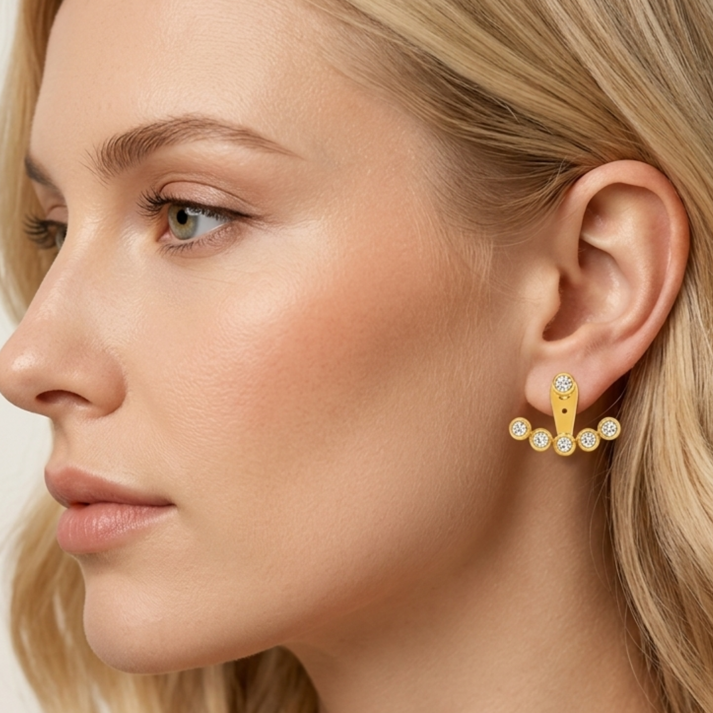 Celeste Ear Jacket Earring -Zariva