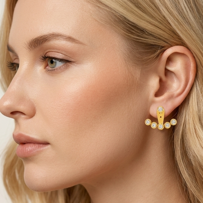 Celeste Ear Jacket Earring -Zariva