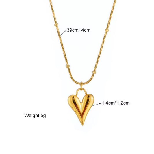 Zariva Eternal Heart Necklace – Zariva