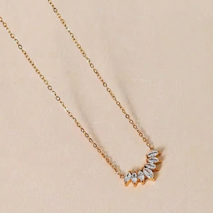 Marquise White CZ Necklace – Zariva